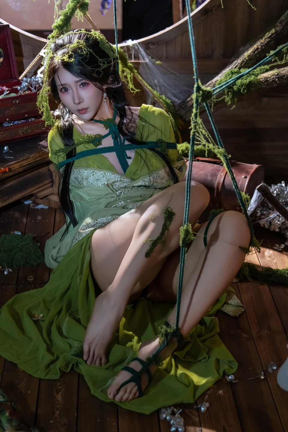 云溪溪 - &奶桃桃 苔缚 [93P,1V-3.38GB] tg@simisebaisi 【丝足阁】011.webp